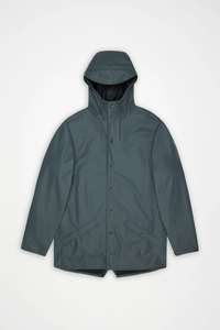 JACKET GIACCA ANTIPIOGGIA UNISEX GRIGIO SCURO