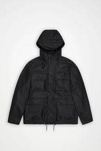POCKET JACKET GIACCA ANTIPIOGGIA UNISEX NERA