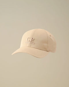 cappello visiera gabardina logo