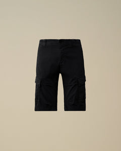 Bermuda uomo cargo satin blu