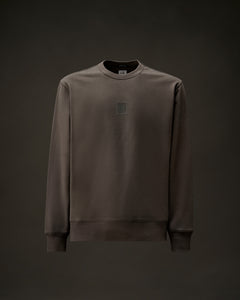 METROPOLIS FELPA GIROCOLLO IN TESSUTO ELASTICIZZATO GRIGIO UOMO