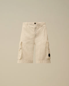 BERMUDA CARGO GABARDINA UOMO BIANCO