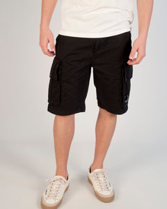 BERMUDA CARGO GABARDINA UOMO NERO