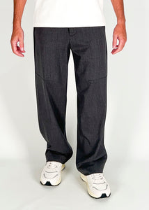 PANTALONE FRANCO UOMO LOOSE FIT GRIGIO