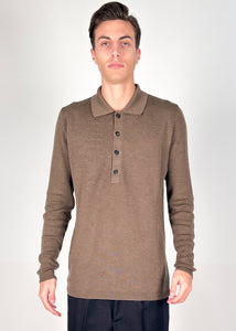 MAGLIA POLO UOMO LANA CAFFE'