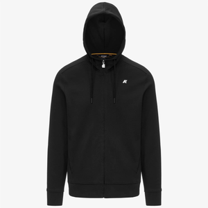 felpa full zip uomo anton interlock nero
