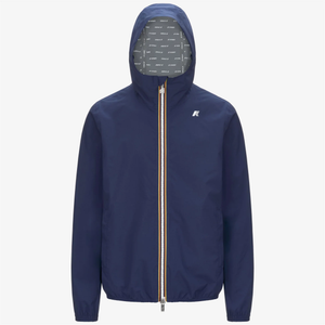 Giacca Impermeabile Slim Fit Uomo Blu per Mete Variabili