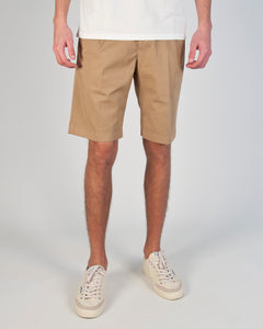 BERMUDA CON COULISSE E PINCES BEIGE UOMO