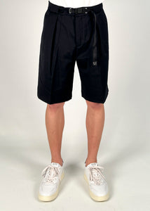 BERMUDA PANTALACCIO CON PENCHES BLU UOMO