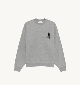 FELPA UNISEX HERITAGE EFFETTO USED GRIGIO