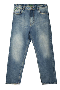 DENIM TEIDE LOOSE FIT GRIGIO SPORCATO UOMO