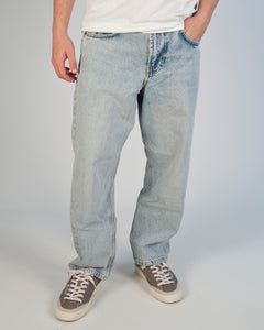 DENIM TEIDE LOOSE FIT CHIARO SPORCATO WHITE UOMO