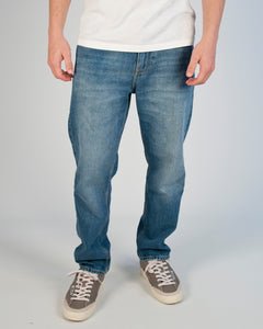 DENIM YELLOWSTONE CROPPED FIT LAVAGGIO SCURO MEDIO SPORCATO UOMO